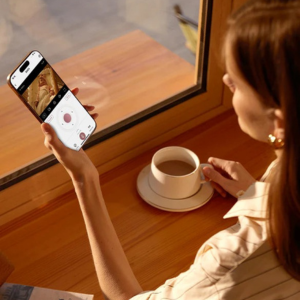 babyphone avec écran en action